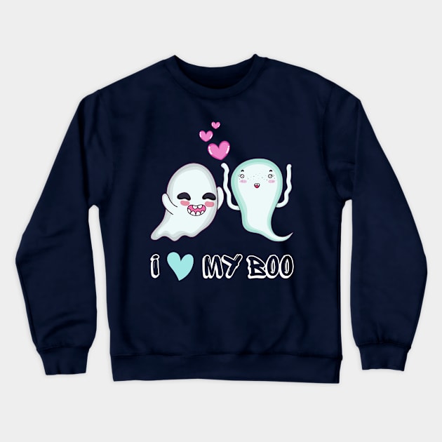 I love my boo Crewneck Sweatshirt by Diusse